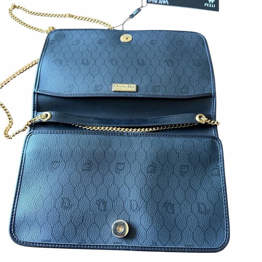 Vintage Dior Honeycomb Chain Shoulder Bag - Picture 3 of 6